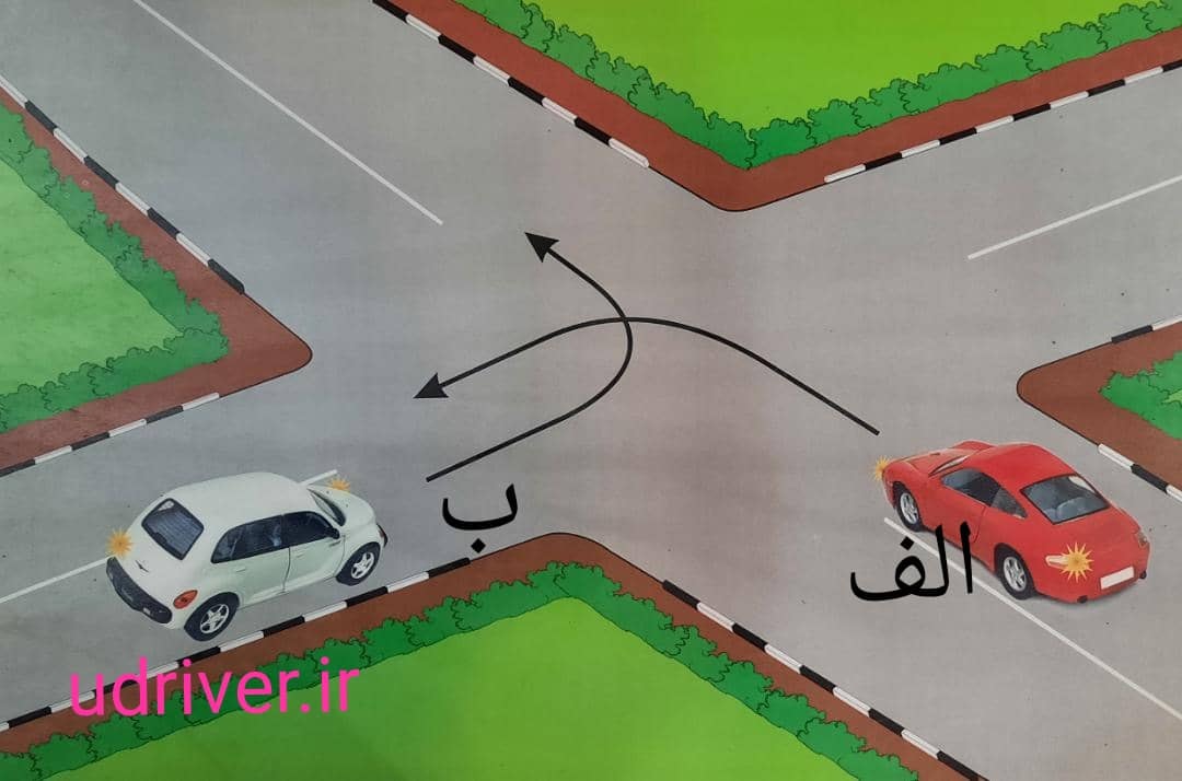 حق تقدم به ترتیب با کدام وسیله ی نقلیه است ؟